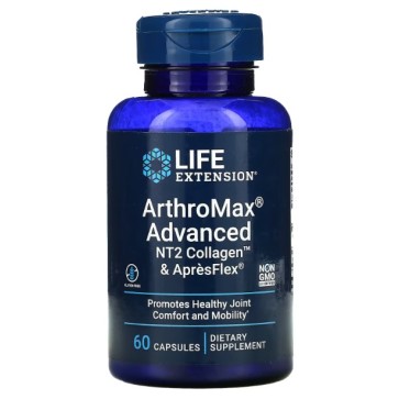 ArthroMax Advanced, Colágeno NT2 e ApresFlex, 60 Cápsulas, Life Extension