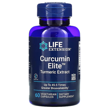 Curcumin Elite, Extrato de Cúrcuma, 60 Cápsulas Vegetarianas, Life Extension