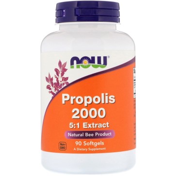 Propolis 2000 5:1 Extract 90 Softgels  NOW Foods