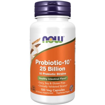 Probiotic 10 25 Billion 100 Veg Capsules - Now foods