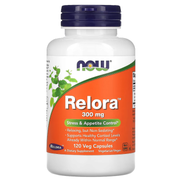 Relora, 300 mg, 120 Cápsulas Vegetais - NOW Foods