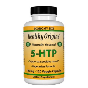 5-HTP, 100mg, 120 Cápsulas Vegetais, Healthy Origins