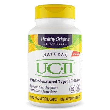 UC II, Colágeno Tipo 2, 40 mg, 60 Cápsulas Vegetais, Healthy Origins