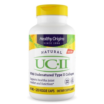 UC II, Colágeno Tipo 2, 40 mg, 120 Cápsulas Vegetais, Healthy Origins