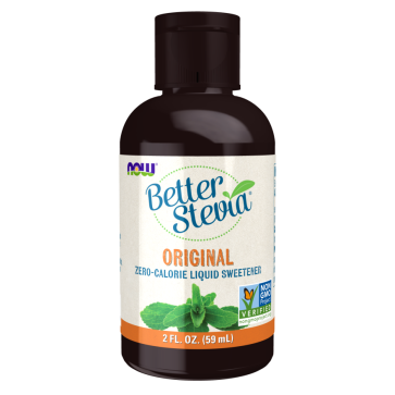 Estévia Better, Adoçante Líquido com Zero Calorias, Original, 59 ml (2 fl oz), NOW Foods