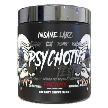 Psychotic Test, Pré-treino, 30 Doses, 275 g, Insane Labz