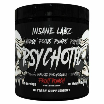 Psychotic Black, Pré-treino, 220 g, 35 doses, Insane Labz