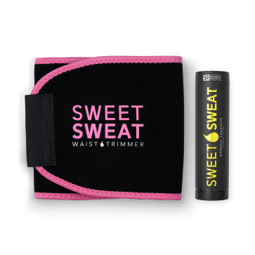 Sweet Sweat, Bastão, 182g + Cinta Neoprene Rosa, Sports Research