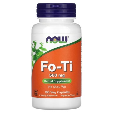 Fo-Ti, He Shou Wu, 560 mg, 100 Cápsulas Vegetais, Now Foods