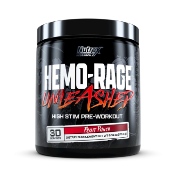 Hemo-Rage Unleashed, 30 Doses, Pré-treino, Nutrex