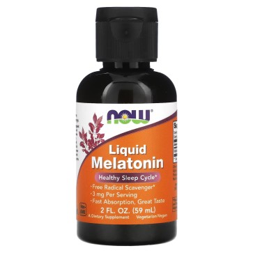 Melatonina Líquida, 59 ml, NOW Foods