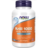 Neptune Krill, Dosagem Dupla, 1.000 mg, 60 Cápsulas Softgel, Now Foods