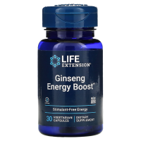 Reforço de Ginseng, 30 Cápsulas Vegetarianas, Life Extension