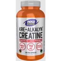 Creatina Alcalina, 750 mg, 240 Cápsulas, Now foods