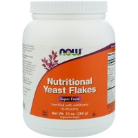 Flocos de Levedura Nutricional, 284 g (10 oz), NOW Foods