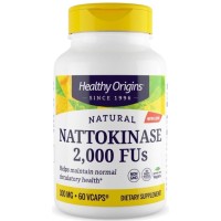 Natoquinase, 2.000 FU's, 100 mg, 60 Cápsulas Vegetais, Healthy Origins