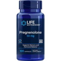 Pregnenolona, 50 mg, 100 Cápsulas, Life Extension