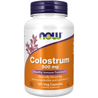 Colostro, 500 mg, 120 Cápsulas Vegetais, NOW Foods