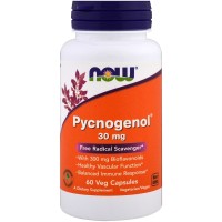 Pycnogenol, 30mg, 60vCáps, Now Foods