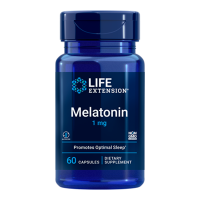 Melatonina, 1 mg, 60 Cápsulas, Life Extension