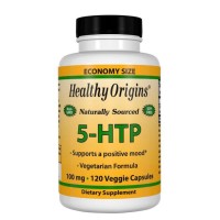 5-HTP, 100mg, 120 Cápsulas Vegetais, Healthy Origins