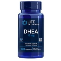 DHEA, 15 mg, 100 Cápsulas, Life Extension