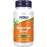 Raiz de Valeriana, 500 mg, 100 Cápsulas Vegetais, NOW Foods