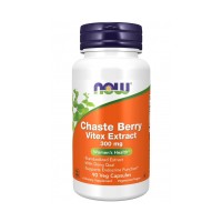 Extrato de Chaste Berry Vitex, 300 mg, 90 Cápsulas Vegetais, Now Foods