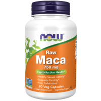 Maca, Cru, 750 mg, 90 Cápsulas Vegetais, NOW Foods