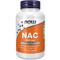 NAC, 600 mg, 100 Cápsulas Vegetais, NOW Foods