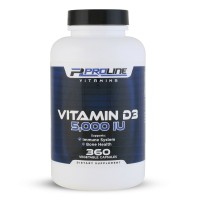 Vitamina D3 5.000UI, 360 Cápsulas Vegetais, Proline Vitamins