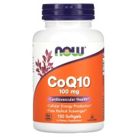 CoQ10, 100 mg, 150 Cápsulas softgel, NOW Foods