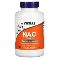 NAC, 600 mg, 250 Cápsulas Vegetais, Now Foods