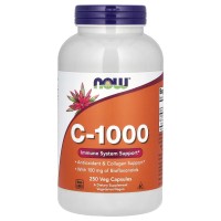 Vitamina C-1000 com Bioflavanoids, 250 Cápsulas Vegetais, NOW Foods