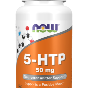 5-HTP, 50 mg, 90 Cápsulas Vegetais, Now Foods