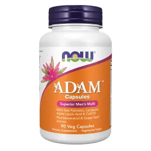 ADAM, Multivitamínico para Homens, 90 Cápsulas Vegetais, Now foods