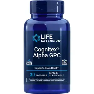 Alfa-GPC Cognitex®, 30 Cápsulas Softgel, Life Extension
