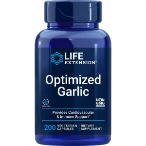 Alho Otimizado, 200 Cápsulas Vegetarianas (600 mg por Cápsula), Life Extension