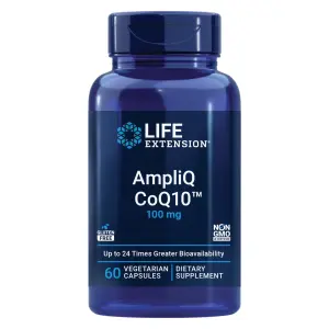 AmpliQ CoQ10, 100 mg, 60 Vegetarian Capsules, Life Extension