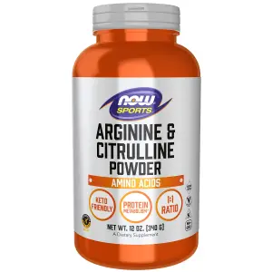 Arginina e Citrulina em Pó, 340 g (12 oz), Sports, Now Foods