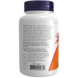 B-100, 100 Cápsulas Vegetais, Now Foods