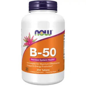B-50, 250 Comprimidos, Now Foods