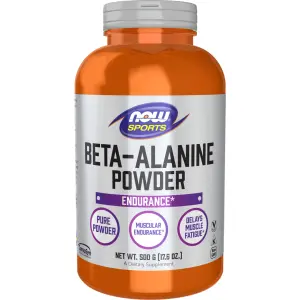 Beta-Alanina, 500 g (17,6 oz), Now Foods