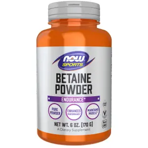 Betaína em Pó, 170 g (6 oz), Sports, Now Foods