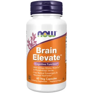 Brain Elevate™, 60 Cápsulas Vegetais, Now Foods