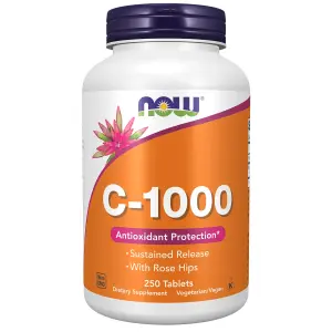 C-1000, 250 Comprimidos, Now Foods