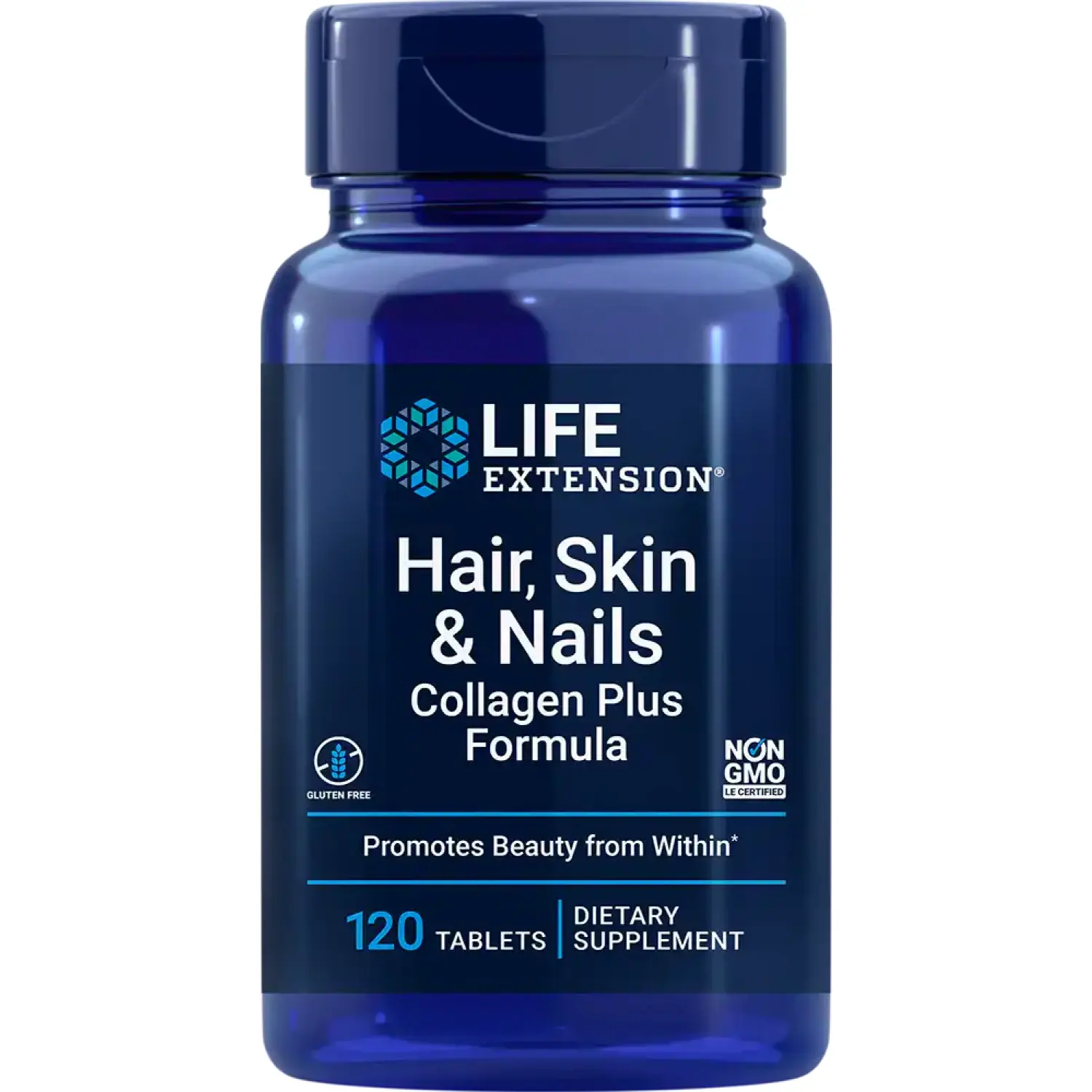 Cabelo, Pele e Unhas, Fórmula de Colágeno Plus, 120 Comprimidos, Life Extension