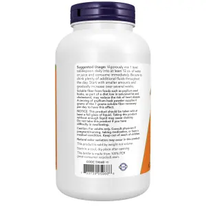 Casca de Psyllium Orgânico Certificado em Pó, 340 g (12 oz), Now Foods