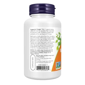 Black Walnut Hulls (Cascas de Noz-preta), 500 mg, 100 Cápsulas, Now Foods