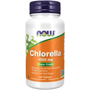 Chlorella, 60 Comprimidos (1.000 mg por Comprimido), Now Foods